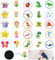 YIUWOD 25-Teilige Packung TöPfchentraining - Motivationssticker - TöPfchentraining Aufkleber -Wasserdicht und Langlebig, Farbwechseleffekt, Geeignet FüR Das Toilettentraining von Kindern