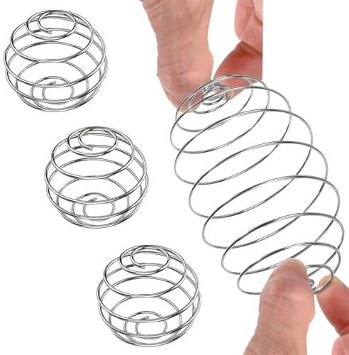 XPEX 4 Pièces Shaker proteine inox Shaker Protéines, mélangeur biberon,Shakers Protéinés En Pour Boissons Mélangées De Protéines,Pour Mélanger Les Boissons En Poudre(3.1 * 2.8cm)