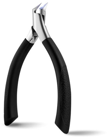 AOOWU Tronchesino Unghie Piedi Lama Dritta, Tagliaunghie Inox Professionale, Tagliaunghie Piedi di Precisione con Maniglia Morbida, Tronchese Unghie per Unghie Incarnite e Spesse