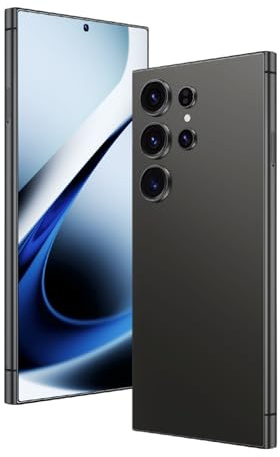 Fine Life Pro Téléphone Android déverrouillé avec Support 4G LTE - FDD TDD, écran de 6,75 Pouces, 3GB RAM+ 64GB ROM/TF 256GB, Double Photo 5MP + 16MP, Double Carte SIM, Lunette métallique (Black)