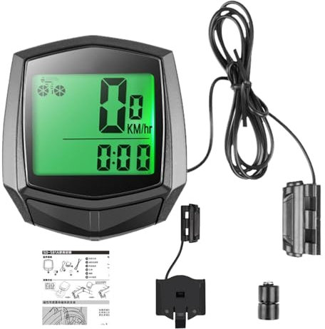 Ordinateur de vélo | Affichage LCD Ordinateur de Cycle Odomètre Cyclisme de Vitesse | Accessoires de vélo, Ordinateurs de Cyclisme Multifonctions pour VTT Vélo de Route
