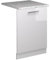 Vicco Panel Frontal del lavavajillas Fame-Line, Blanco Alto Brillo, 60 cm, ET Mármol