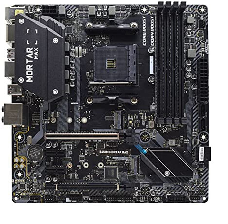 Placas Base de Ordenador Fit For MSI B450M Mortar MAX MAX AMD B450 B450M AM4 Gaming Ordenador Personal Placa Base DDR4 6 4G M.2 Kit Ryzen 5 3600 5600x CPUs PCI-E 3.0 X16 HDMI USB3.2