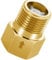 240V Messing Rückfluss Rückschlagventil Gold Einwegventil Toilette Eckventil 1Pcs