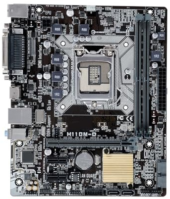 For Placa Base H110M LGA 1151 Compatible con I7-7700K 6700 I5-7600K 6500 I3-7350K 6100 CPU DDR4 H110 USB3.0 PCI-E 3. MATX For ASUS, Partes
