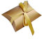 JZK 50x Gold Partygeschenke Box Papier Kleine Geschenkbox für 50 Jahre Goldene Hochzeit Jahrestag Party Süßigkeiten Konfetti Box, Geburtstag, Taufe, Abschlussfeier, Weihnachtsgeschenke Box, Kissen