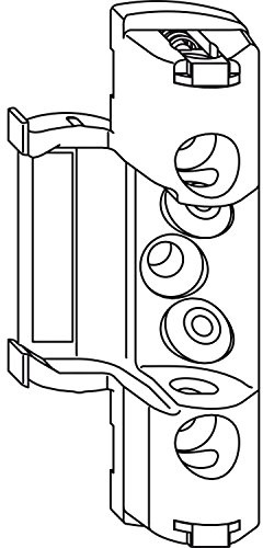 WINKHAUS Scherenlager SL.HT.18-12, 12/18-9V/13V, 130 kg, Topfband, silber