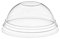 Majestic Clear Plastic Smoothie Universal Dome Lids x 100 per Pack