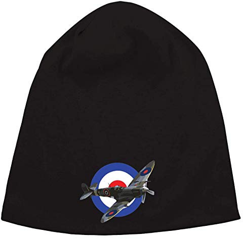 Spitfire Blue and Red Target Graphic Jersey Beanie Hut Dünne Slouch Cap Unisex One Size