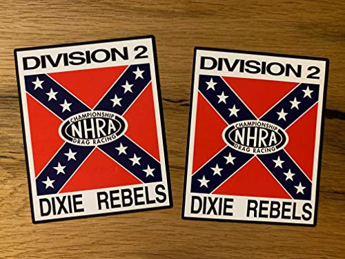 MG084 / 2x NHRA Aufkleber 11x8,5cm Oldschool Racing Sticker USA V8 Hot Rod Muscle Car Tuning Custom Kult Rar