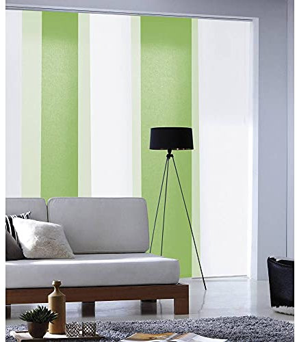 MADECOSTORE Panneau Japonais Tamisant Uni Inspire - Vert - L60 x H300cm