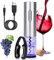DASIAUTOEM Tire Bouchon Électrique, Tire Bouchon électrique sans-Fil, Ouvre Bouteille Professionnel Convient pour Vin Coffret Champagne avec Coupe Capsule, Cadeau pour Amateurs de Vin, Homme Ami
