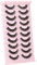 wiwoseo Eyelashes Russian Strip Lashes D Curly Natural Wispy Fluffy 3D Effect Hybrid Fake Eyelashes 10 Pairs Pack