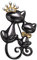 Inateannal Strass Katze Brosche Pin Schwarz Kitty Emaille Pin Niedlich Tier Kristall Brosche Blumenstrauß Hochzeit Brautschmuck Für Frauen Mädchen