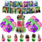 Decoración Fiesta Zombies - Globos, Adornos Pastel, Pancarta de Feliz Cumpleaños - Kit Completo para Celebración Temática