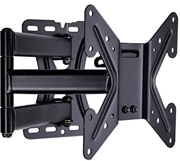 CAZARU TV-Halterungsständer Links und rechts 90° teleskopisches drehbares TV-Rack verstellbare Wandhalterung LCD-Regal TV-Regal (Size : A)