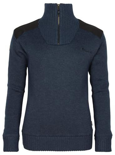Pinewood Damen Hurricane Strick Pullover - Strickpullover Damen mit Wind- und wasserabweisenden Membran und aus hochelastischem Material Bewegungsfreiheit