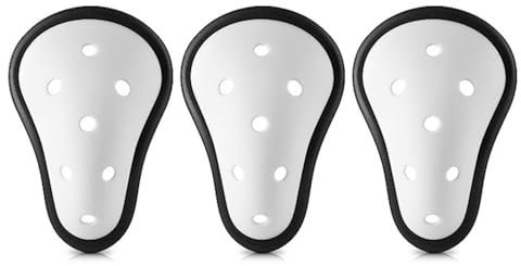 MiOYOOW 3PCS Protective Athletic Cup, Erwachsene Baseball Cup Männer Sportfans Herren Jockstrap Bauchschutz für Baseball Fußball Basketball Kampfsport Boxen