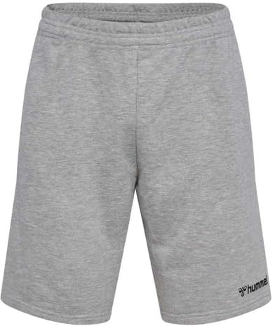 hummel Herren Hmlmover Cotton Bermuda Shorts, Grey Melange, XXL EU