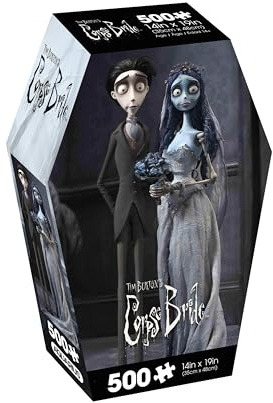 Aquarius Corpse Bride 500-teiliges Puzzle (500-teiliges Puzzle), blendfrei, präzise Passform, offiziell Lizenziertes Corpse Bride Movie Merchandise & Sammlerstücke, 35,6 x 48,3 cm