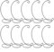 Hasaller Metall Weihnachtskugelhalter Ornament Display Ständer Halter Eisen Haken Halter Rack für Home Party Hochzeit Handwerk Weihnachten Dekor (10 Stück)