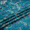 NIANTONG Jacquard-Blumen Brokatstoff 75x100cm Faux-Seide-Satin-Stoff Chinesischer Stil Zum Nähen DIY BastelnPolsterdekoration Tischdecke Kleid Vorhang Weste(Color:10 Teal)