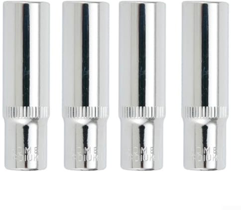 Deep Socket Wrench, Socket Accessory Set, 1/4'' Drive 10mm Hexagon Socket Wrenches Deep Sockets for Impact Drivers and Socket Wrenches