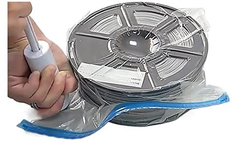 TUBBEK Sacchetto di immagazzinaggio sottovuoto for filamenti for stampanti 3D, essiccatore for filamenti PLA/ABS/TPU Resistente all'umidità for filamenti 3D
