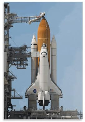Space Shuttle Poster und Drucke – Leinwand-Wanddekoration, Gemälde, ländliche Wandkunst für Küche, Badezimmer, Schlafzimmer, Wohnzimmer, Dekoration, Bild, 40 x 60 cm