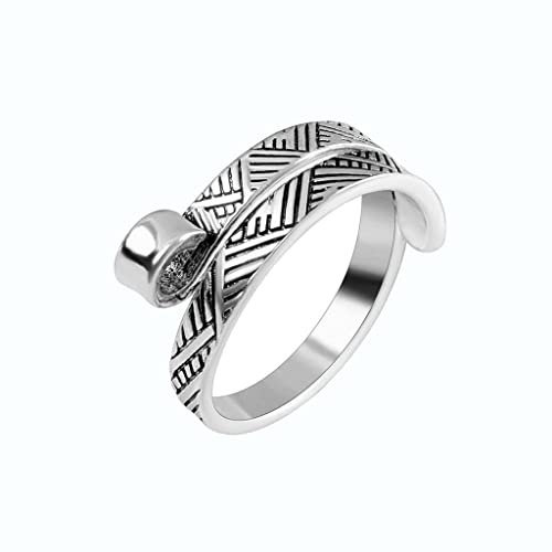 CYILPR Ring, verstellbare Strick-Form, Strickwerkzeug, Fingerhut, Garnführungen, Nähzubehör, Metall