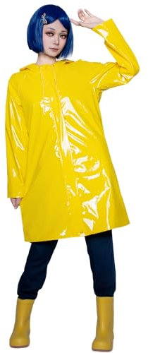 OSIAS Coraline Gelber Regenmantel Cosplay Kostüm (S)