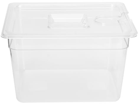 11.7L Conteneur Cuisson Sous Vide Basse Température, Récipient Sous Vide avec Couvercle, Recipient por Thermoplongeur, Convient à la Plupart des Types de cuisinières Sous Vide