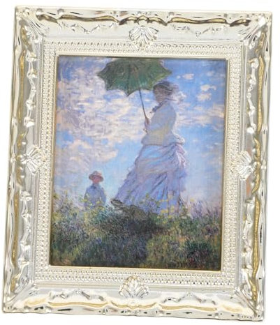 Warmhm Mini-Fotorahmen-Modell Ölgemälde Wandkunst Puppenhaus- Mini-Malerei puppenhaus einrichtung Miniaturrahmen kleiner Ölgemälde-Schmuck Puppenhaus-Wandmalerei Miniaturbild Plastik