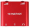 TETNEPAW Plus Wireless Lavalier Microphones with Charging Adapter, Lightning to Audio and Microphone Support, Compatible with Apple & Android for YouTube, Twitch & TikTok Live Streaming (Red)