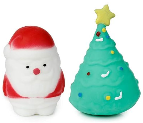 Brightium Jouet - Jouet Extensible en Forme d'arbre de Noël et père Noël, idéal pour soulager Le Stress et Encourager Le Plaisir.