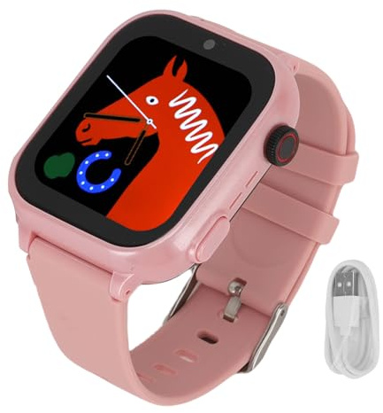 CHICIRIS Kids Watch, 4G SmartWatch Stylish HD Touchscreen SmartWatch mit Videokamera Music Player App Schrittzähler Alarm für Jungen Mädchen