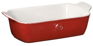 Emile Henry Made In France Modern Classic BREAD BAKER/LOAF PAN - 9 X 5 / 1.8 qt, ROUGE RED