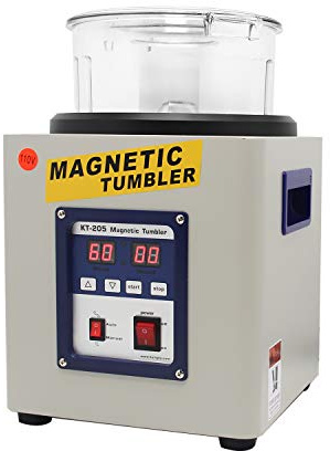 Newtry KT-205 Digitales Display magnetischer Schmuckpolierer Finisher Super Finishing Polieren Poliermaschine 2800 U/min - 110V