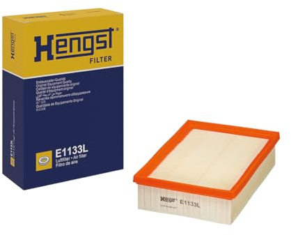 HENGST - Luftfilter E1133L - Luft-Filtereinsatz für KFZ | Hochwertiger Motorluftfilter für Otto- oder Dieselmotor - Schutz für Motoren - Wasserbeständig