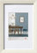 walther design Bilderrahmen weiss 60 x 80 cm mit Passepartout, Fiorito Holzrahmen EF080W