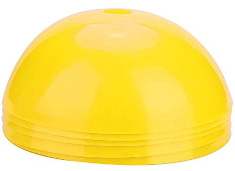 Alomejor 5er Set Gelbe Agility Kegel f¨¹r Fu?Ball Training und Koordinationstraining - Sport¨¹bungen Outdoor Aktivit?Ten mit 5 Kegeln Trainingshilfe f¨¹r Athletik und Schnelligkeitstraining