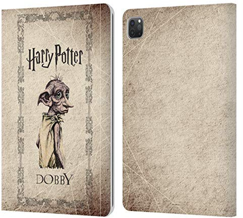 Head Case Designs Offizielle Harry Potter Dobby House Elf Geschoepf Chamber of Secrets II Leder-Wallet-Hülle Kompatibel mit Apple iPad Pro 11 2020/2021 / 2022