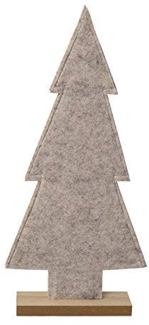 creativ home Filz Tannenbaum auf Holzbase. Ca 40 cm. Deko Baum, Weihnachtsbaum. Art.: 4319501-92