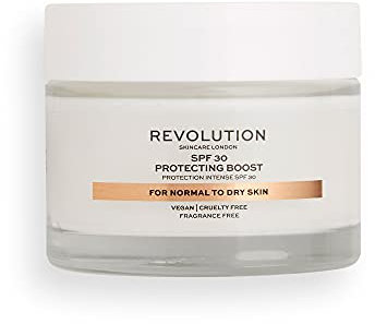 Revolution Skincare London, Feuchtigkeitscreme, SPF30, Normale bis trockene Haut, 50ml