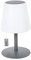 greemotion LED-Solar-Tischleuchte Outdoor, grau, Akku Tischlampe dimmbar