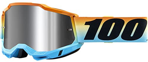 100% MÁSCARAS Accuri 2 Goggle Sunset-Mirror Silver Flash Lens Masken, Sonnenuntergang/Aktitude, Estándar