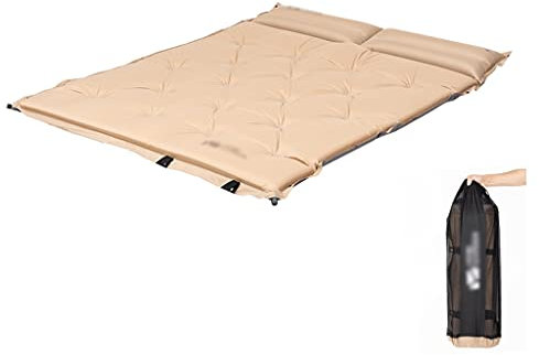 Outdoordecke Campingdecke Outdoor Camping Matte Automatische aufblasbare doppelte Picknickmatte Zeltmatte Geeignet für Familienstrand Wandern Camping Stranddecke ( Color : A , Size : 51.86x75.59in )