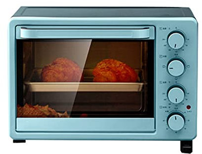 PanHuiWen Mini Oven, 25 Lliters Toaster Oven With Timer Function, Countertop Electric Oven and Grill, Removable Crumb Tray-1400w