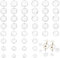 PandaHall 8 Größe Glaskugel Charms, Mini Kugel, Doppelloch, Wunschglas, Geblasene Glasperlen, Kristallkuppel Abdeckung, Runde, Klare Kugel Anhänger Für DIY Schmuck, Anhänger, Ohrring, Basteln
