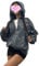 Damen Y2K Reißverschluss -Up Hoodies Langarm Grafikstar Print Kapuzenjacke Übergroße Goth Harajuku Sweatshirt Punk Grunge Streetwear (A, M)